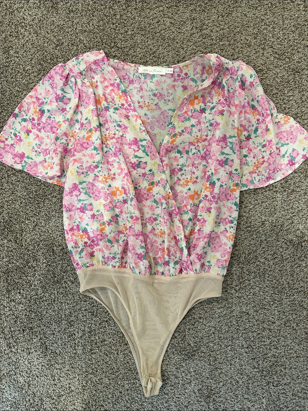 Floral bodysuit